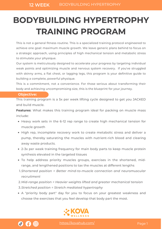 BODYBUILDING HYPERTROPHY