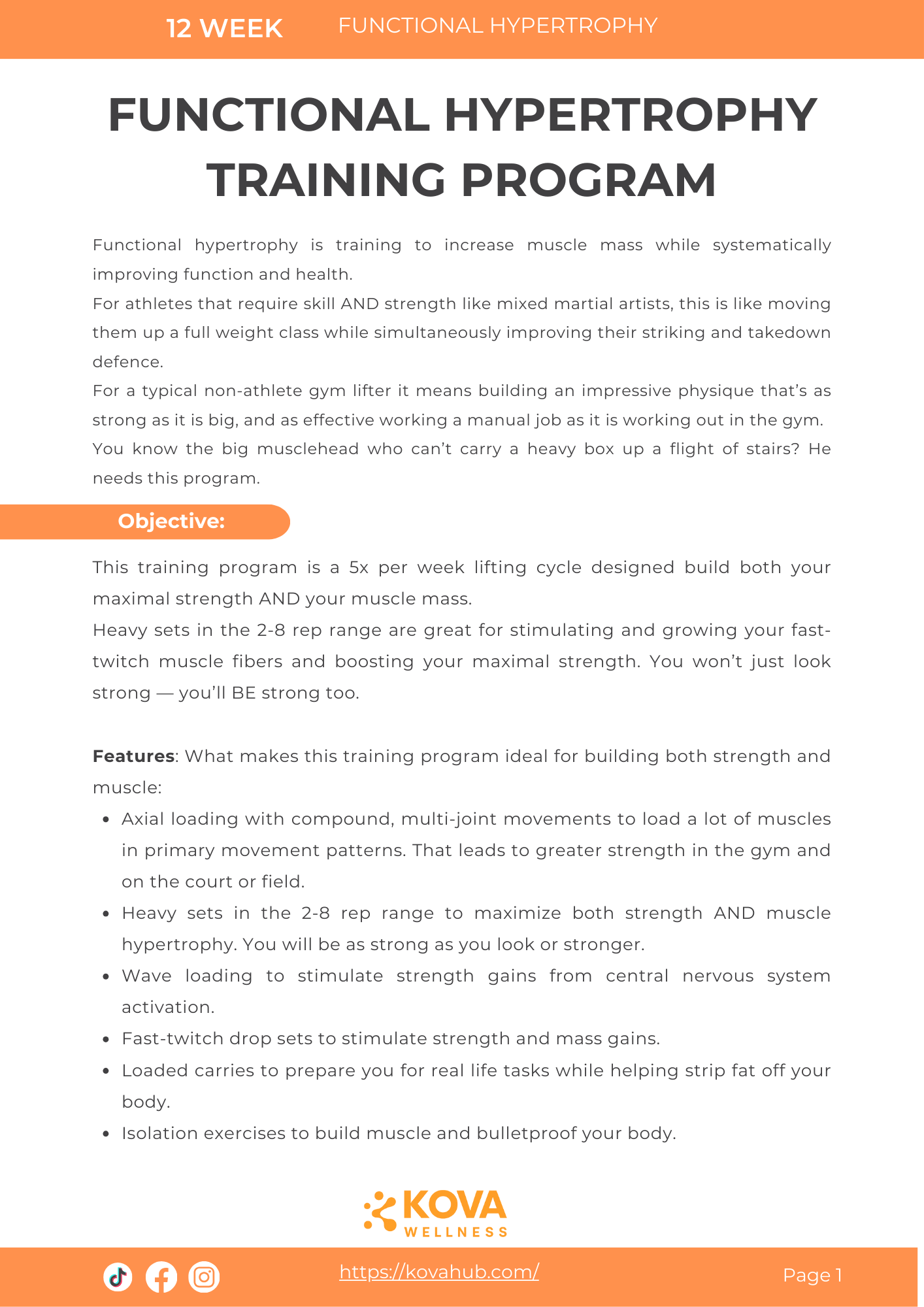 FUNCTIONAL HYPERTROPHY