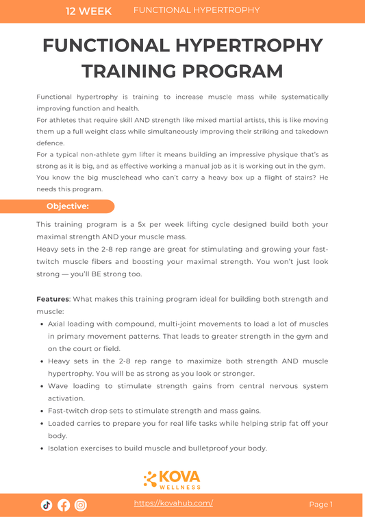 FUNCTIONAL HYPERTROPHY